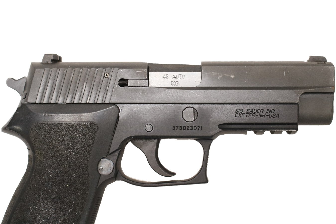 SIG SAUER P220 45 ACP Police Trade-in Pistol with Seven Magazines